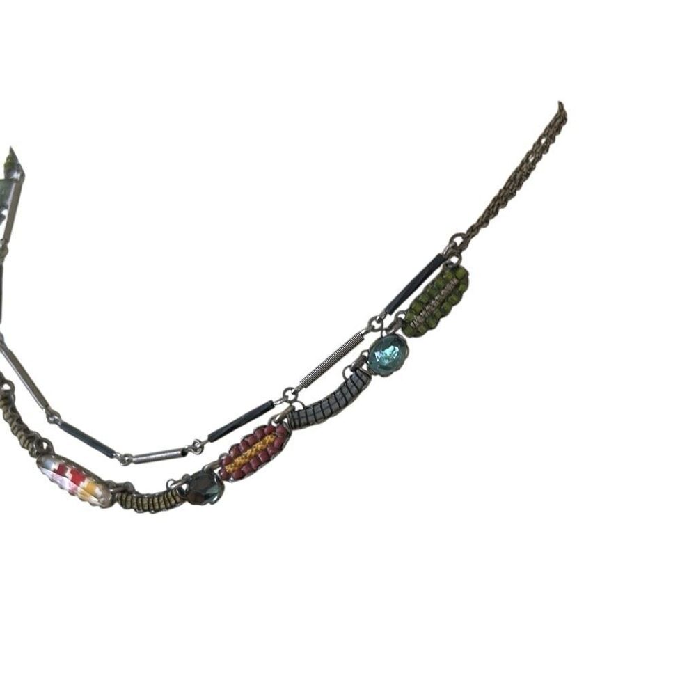 Alaya Bar Layered Adjustable Length Necklace - Picture 4 of 6